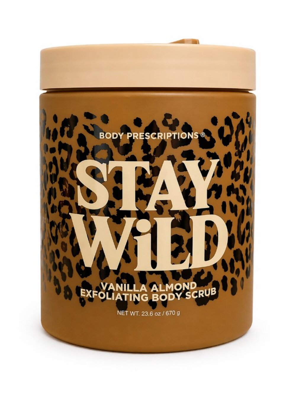 Body Prescriptions Stay Wild Vanilla Almond Exfoliating Body Scrub 23.6 oz